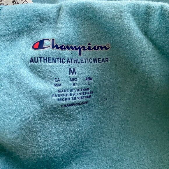 Champion Athletic Wear Joggers Sweatpants with Pockets Aqua Size Medium NWOT - Picture 7 of 8